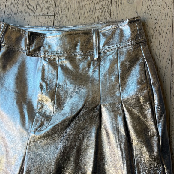 Women's Silver Metallic Pants - Picture 8 of 12